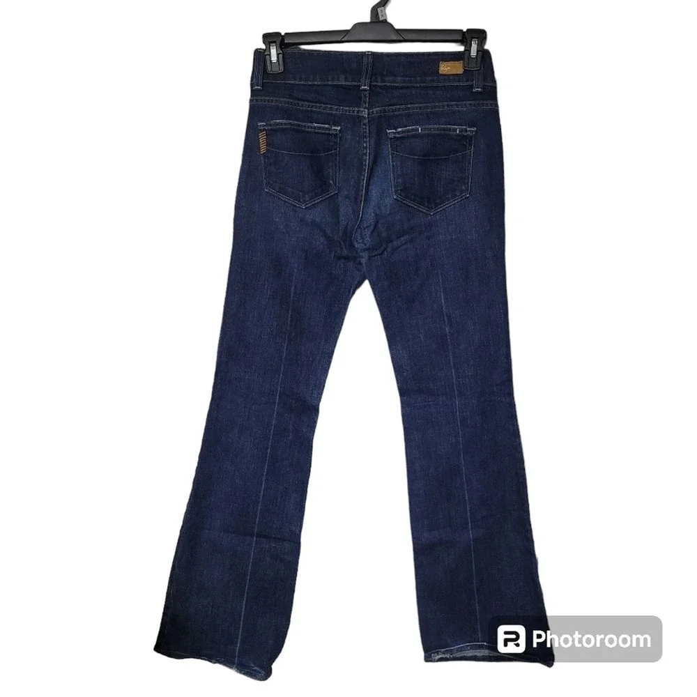 Paige Hidden Hills Bootcut Western Premium Blue Denim Jeans Size 29‎